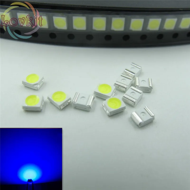 5000 шт. 1210 3528 синий светодиод SMD светодиоды PLCC 2 3 0 в высокое качество SMD/SMT чип лампы