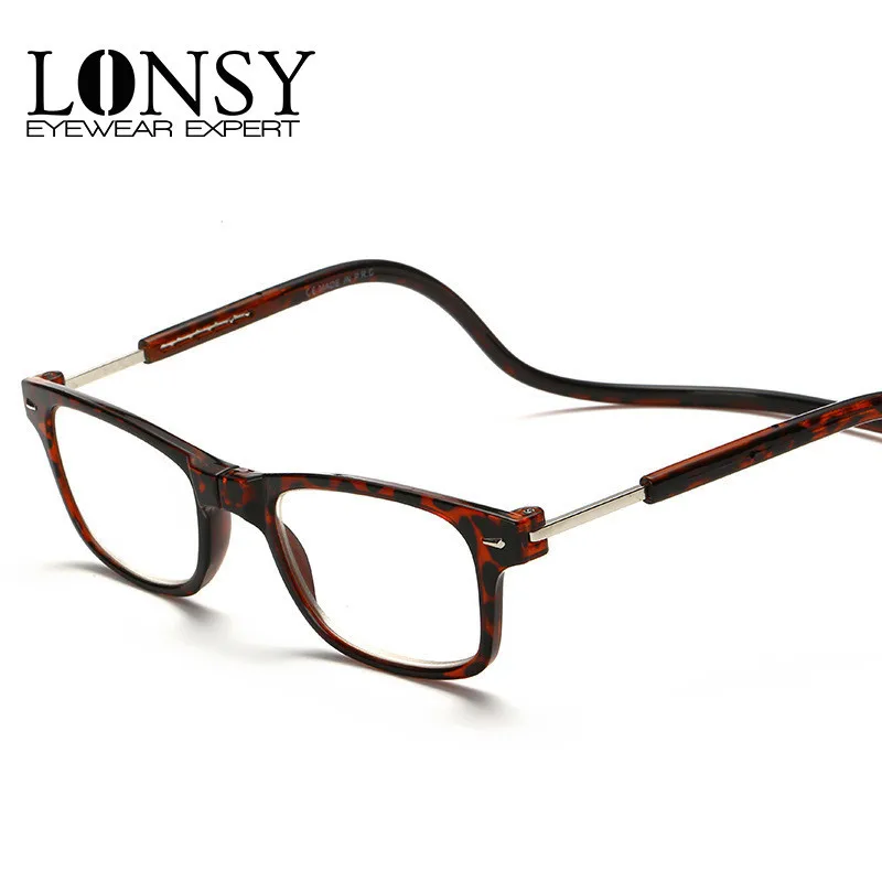 LONSY модные очки для чтения + 100 200 300 400 простой и легко носить с собой CJ055|fashion reading