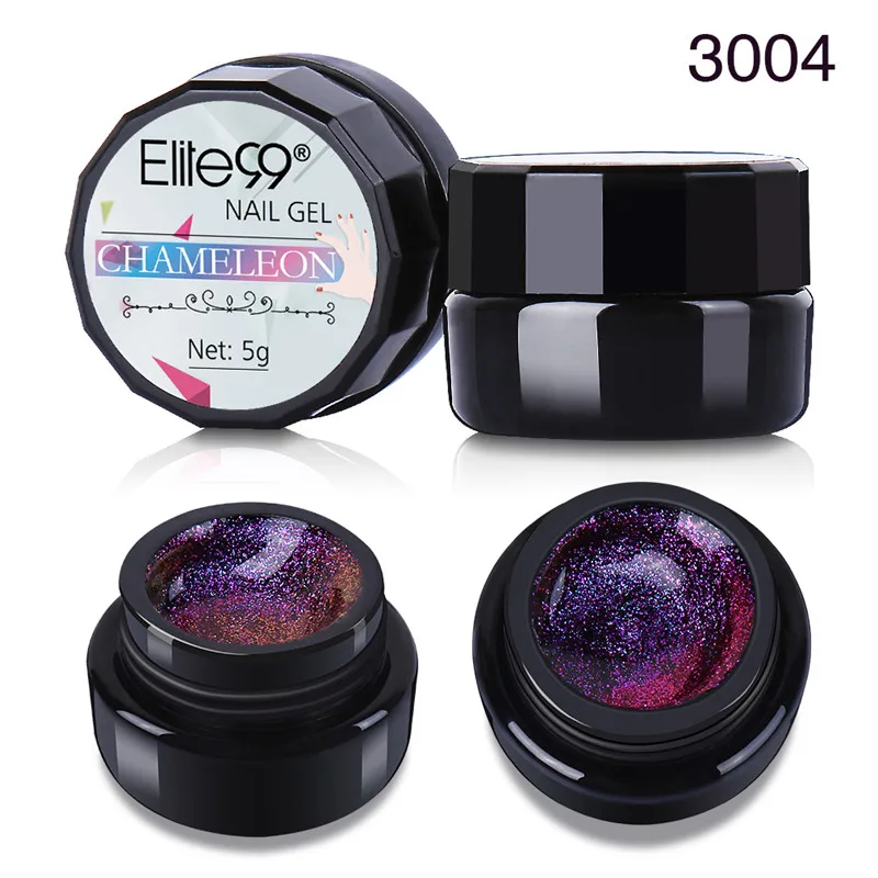 

Elite99 5ml Chameleon UV Gel Polish Soak Off Long Lasting Color Coat Painting Gel Nails UV Gel Polish Varnish Lacquer