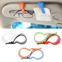1pair auto car vehicle visor sunglasses glasses card pen holder ticket clips