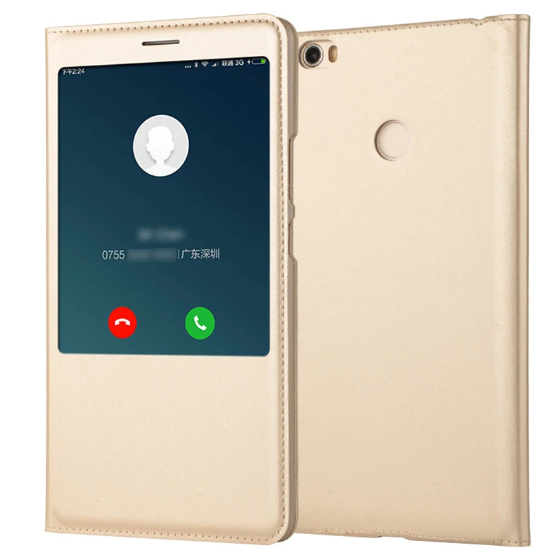 Чехол книжка SHYPHIXV для Xiaomi Max 6 44 дюйма чехол с окошком Mi 2 защитный из искусственной