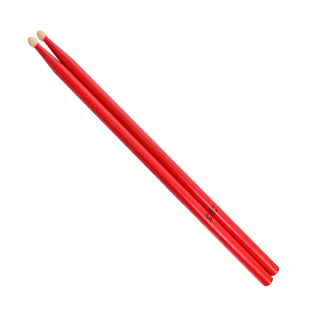 Пара музыкальной группы клен дерево красные барабанные палочки 5A|red drumsticks|drumsticks