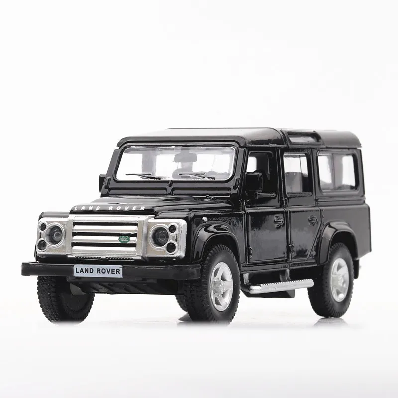 1/36 масштаб Land Rover Defender литье под давлением металла тянуть назад автомобиль