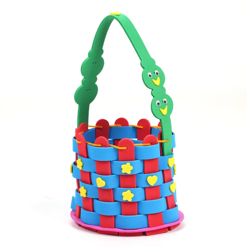 EVA тканая корзина Детские головоломки игрушки для детей Детский Набор творчества