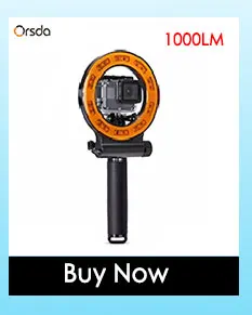 Gopro light 40 М Подводная Водонепроницаемая подводная камера свет лампы с Светодиоды высокой яркости для GoPro Xiao Yi SJCAM Экшн-камера