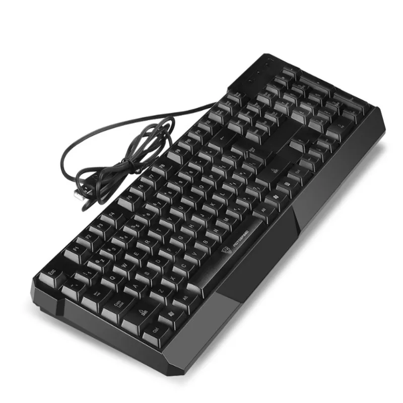 MotoSpeed K70 Проводная компьютерная игровая клавиатура с 104 клавишами 7 цветов цветной