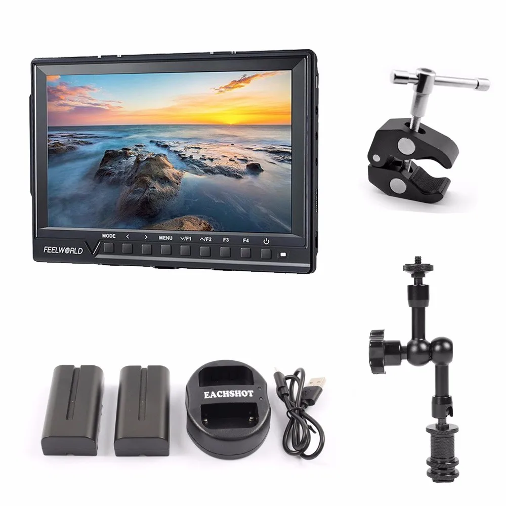 

Feelworld FW-760 7'' Video Monitor IPS Full HD 1920x1200 1080p HDMI + Battery