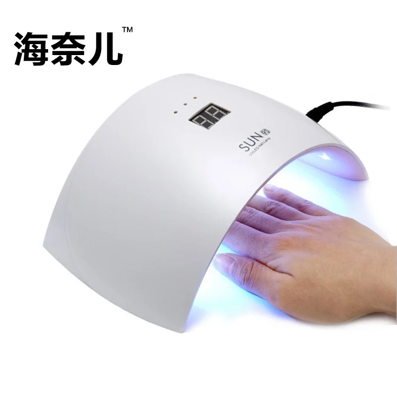 2018 Beauty Nail Art SUN9S 36W UVLED Gel Lamp Dual Hands Curing For Polish Manicure Free Shipping LCD Timer Sensor | Красота и