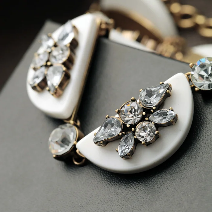 Женское ожерелье с подвеской и большим кристаллом модный дизайн 2019 | Украшения