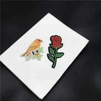 wholesale 20pcs embroidered sewing on patch iron on patch stickers for clothes sewing fabric applique supplies yh107