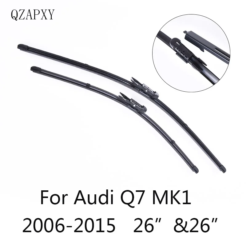 Передние Стеклоочистители Лезвия для Audi Q7 Mk1 с 2006 2007 2008 2009 до 2015 автомобильные