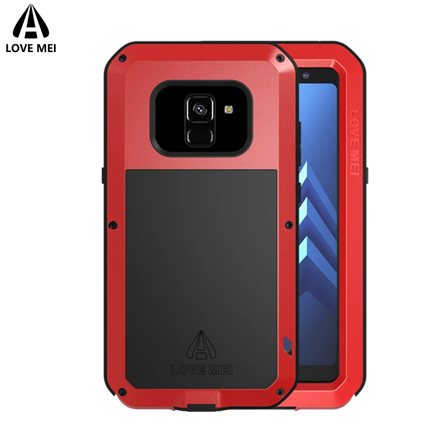 2018 ударопрочный чехол для телефона A8 Samsung Galaxy Plus LOVEMEI Life водонепроницаемый