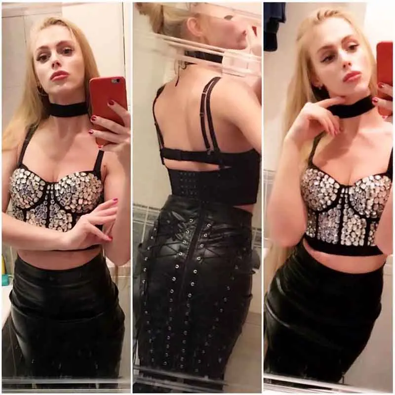 Сексуальная женская черная юбка Wetlook из искусственной кожи с высокой талией на