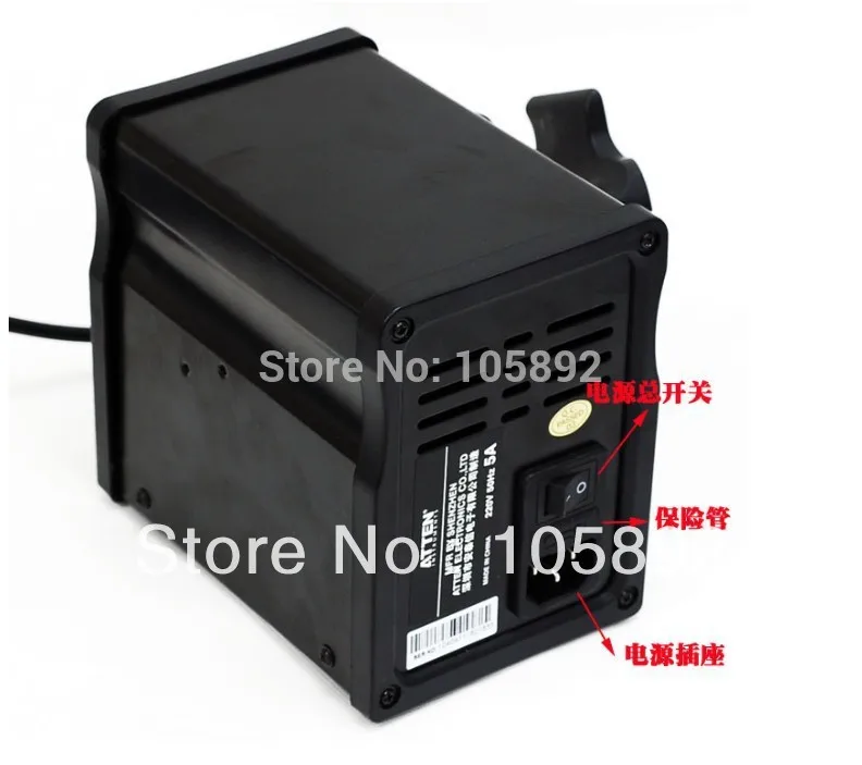 ATTEN AT 858D+ SMD 220V Hot Air Rework Station Blower Gun Heat BGA +3 FREE nozzles | Инструменты