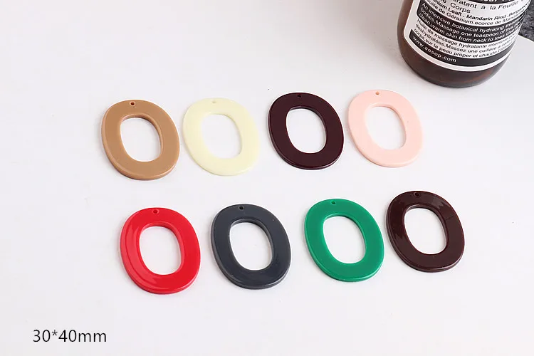 DIY ювелирные изделия ручной работы аксессуары эллиптические серьги кулон и