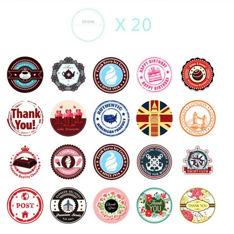 38 шт./лот DIY Kawaii мультфильм Мини Бумага StickersScrapbooking стикер закладки канцелярские