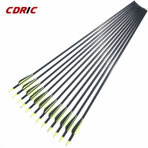 61224 шт. 32''Fiberglass стрелка OD 7,9 мм позвоночника 700 со сменными стрелы изогнутый лук стрельба из лука охота