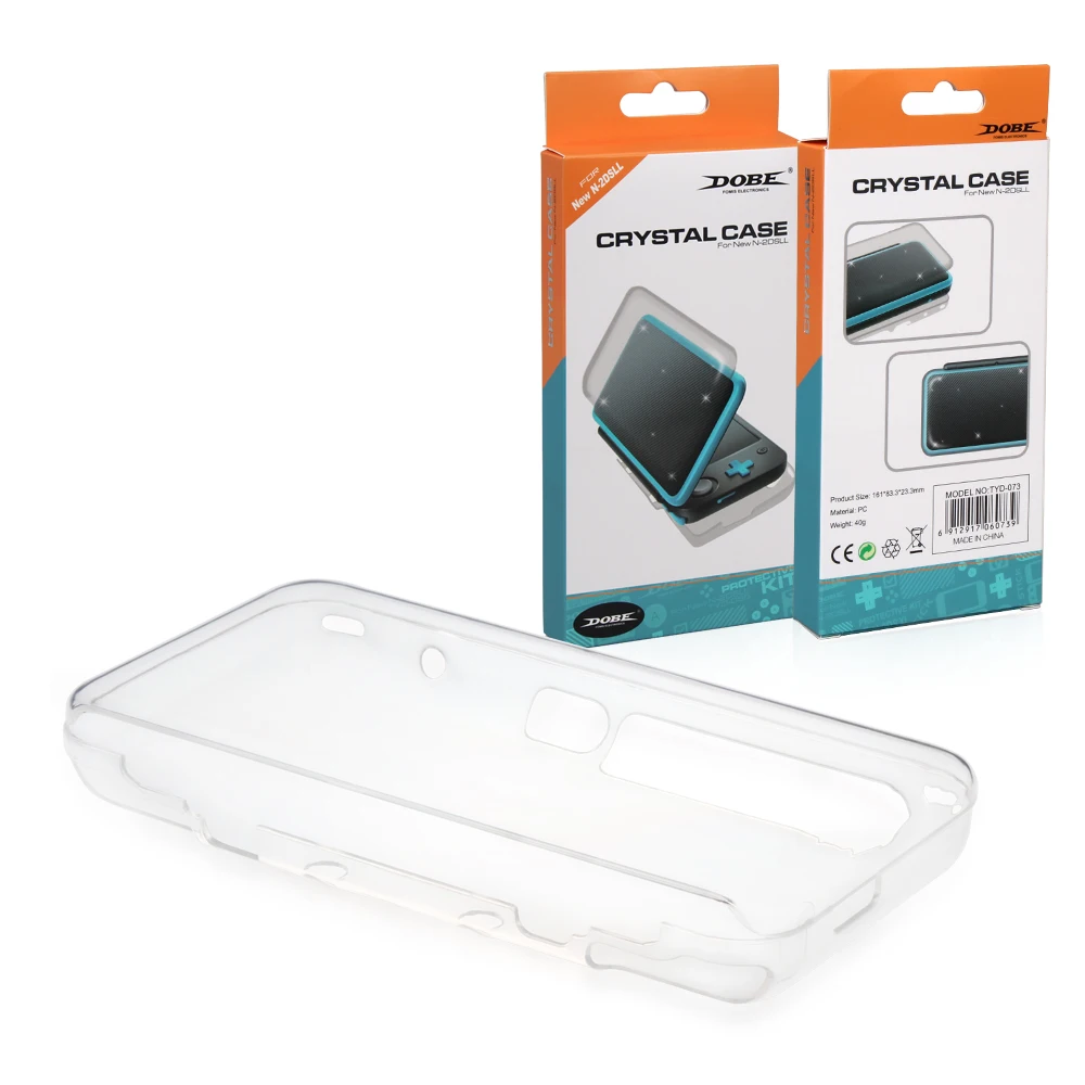Для Nintendo Переключатель New 2dsll 2dsxl 2DS LL/XL прозрачной кожей Анти-Царапины Жесткий для