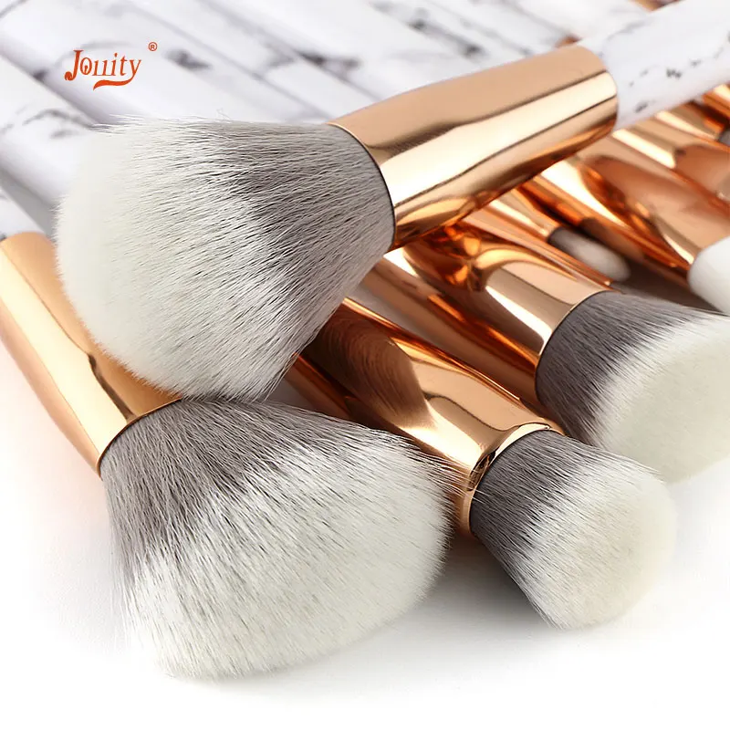 jollity 15pcs Makeup Brush Set Powder Foundation Eye Shadow Blush Blending Cosmetics Beauty Synthetic Hair Make Up Tool | Красота и