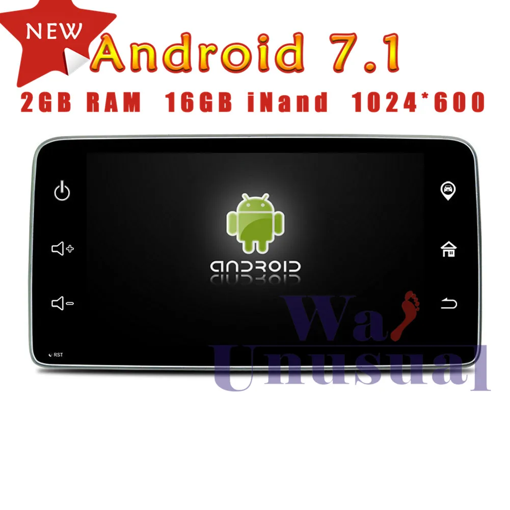 Wanuary 9 &quotчетырехъядерный 16G Android 7 1 автомобильный мультимедийный плеер для Benz Smart