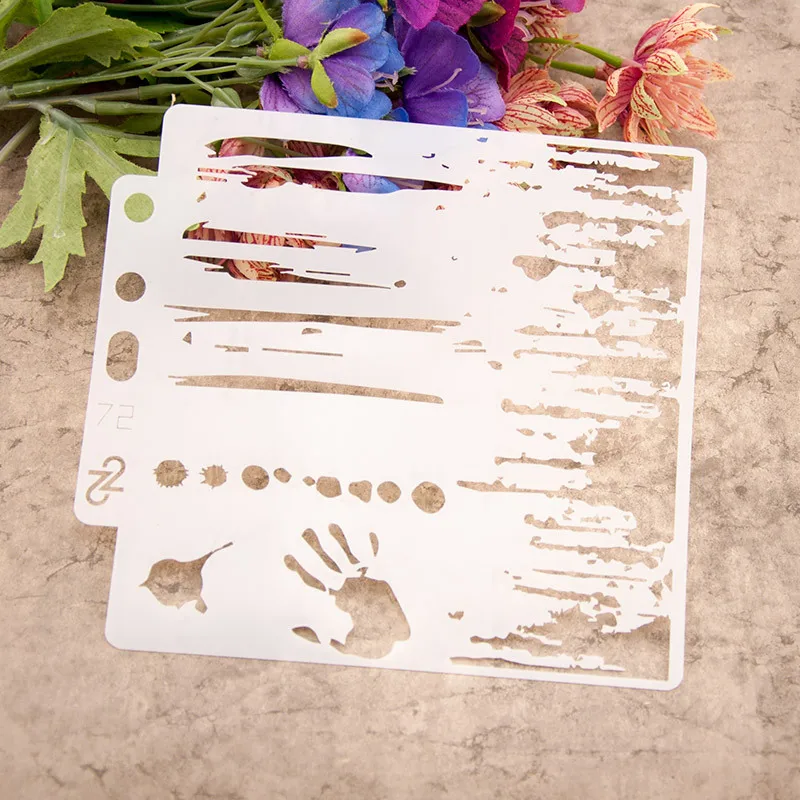

Creative Plastic Layering Stencils for DIY Scrapbooking/photo album Decorative Embossing DIY Paper Cards Crafts