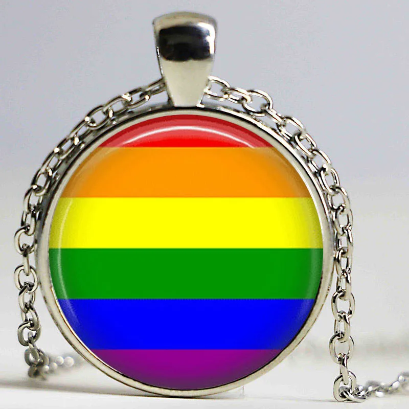 Стеклянный купол ожерелье гей ювелирные изделия bijoux (украшения своими руками)