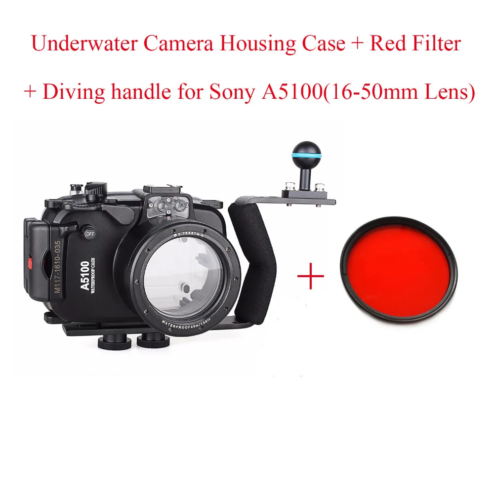 Чехол для подводной Камеры Sony A5100 (объектив 16 50 мм) водонепроницаемый чехол камеры