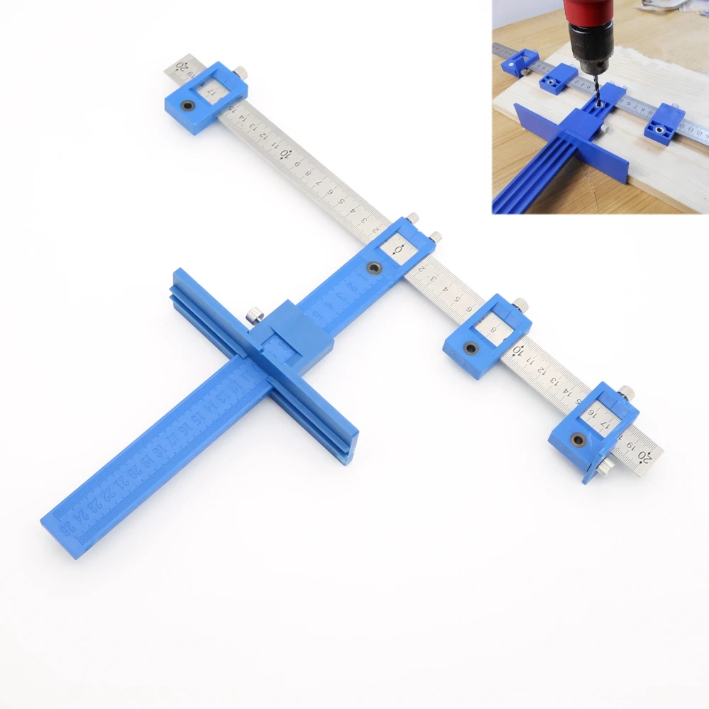 

Detachable Hole Punch Jig Tool Drill Guide Sleeve Cabinet Hardware Wood Drilling Dowelling Hand Tool Sets