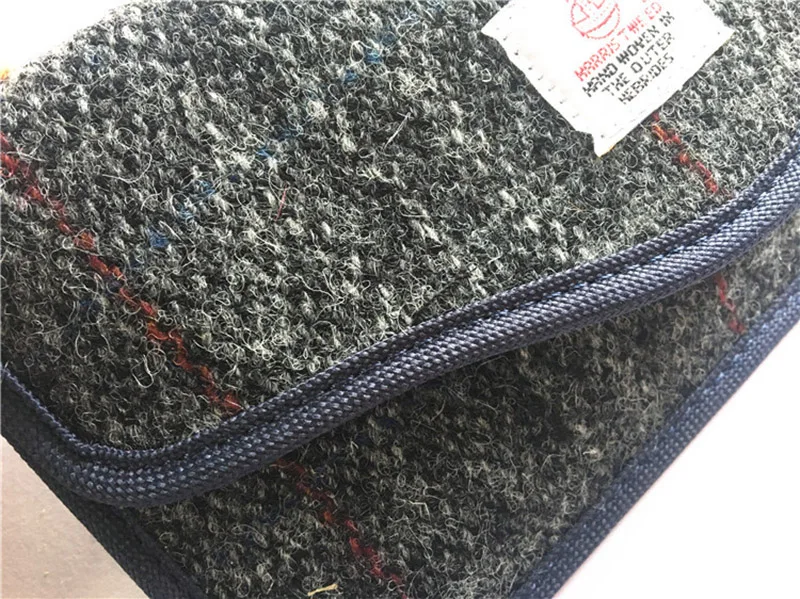 Woolen Faraday Key RFID Signal Blocker Bags Anti Radiation Protection Cell Phone Bag FOB Protector Pouch For Keyless Car BAG1051