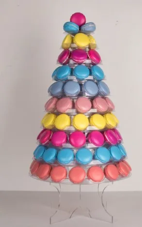 10 уровней ПВХ макаронная башня макарон подставка для свадьбы французский