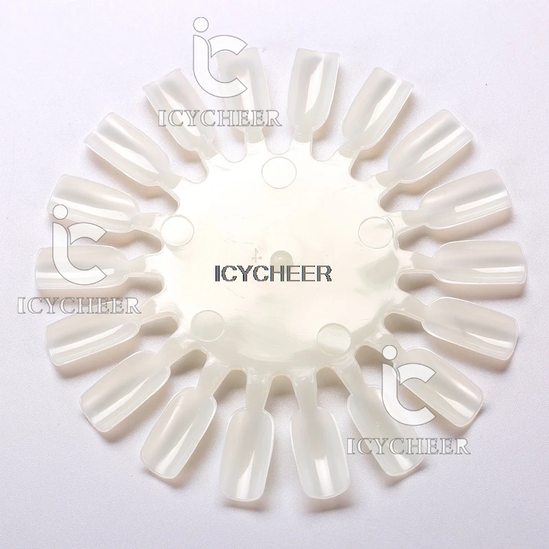 ICYCHEER 5/10 шт Круглый Nail Art Дисплей практические советы акриловый лак Натуральный