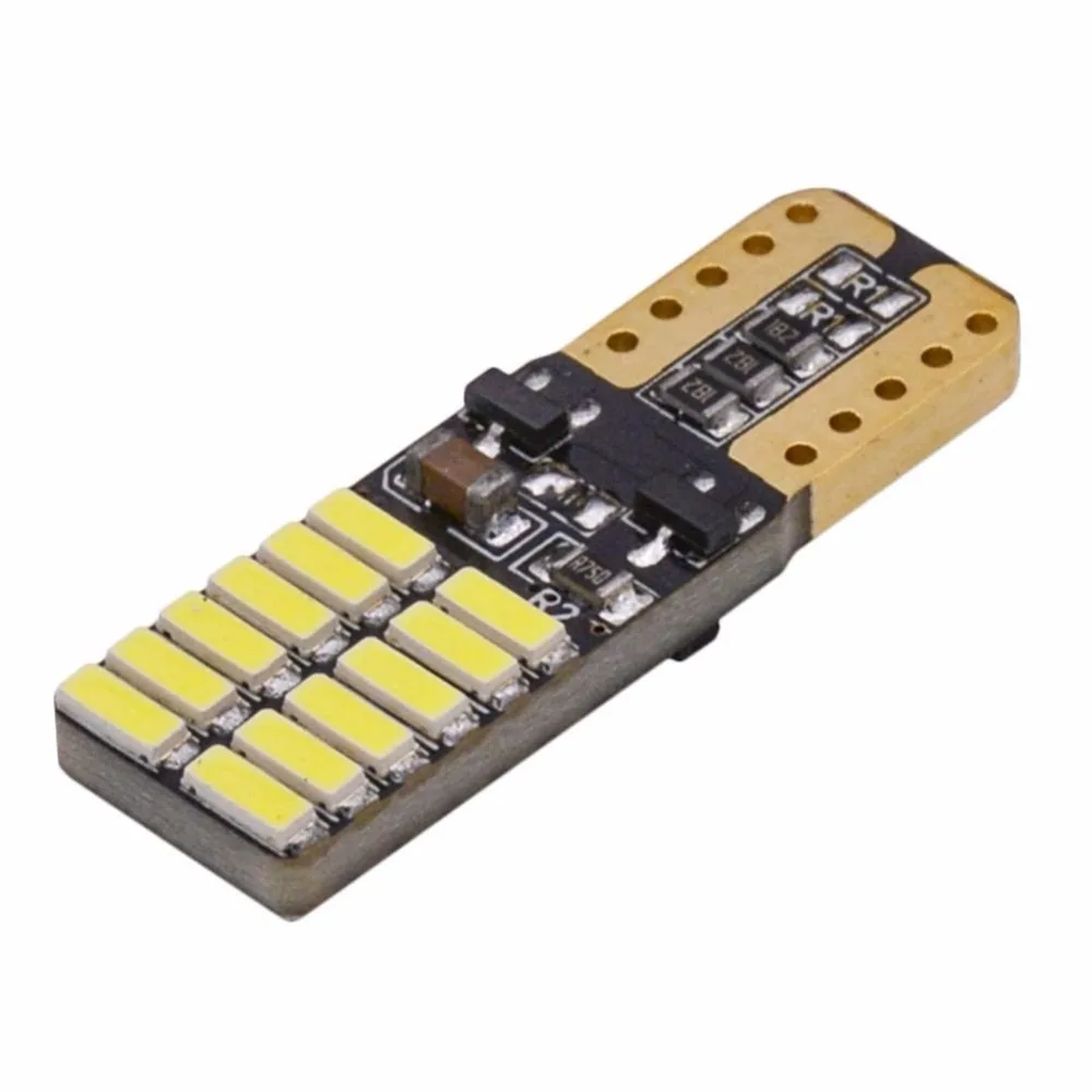 2 шт Par Pingo T10 24 Led Smd Samsung Chip Terminal Em Ouro Cambus | Автомобили и мотоциклы