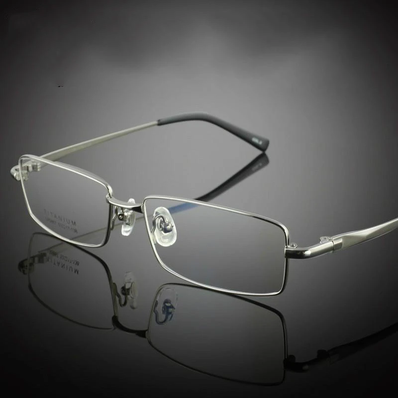 

Viodream 100% pure Titanium Metal men Glasses frame Prescription Optical Glasses Eyeglass Frames free shipping
