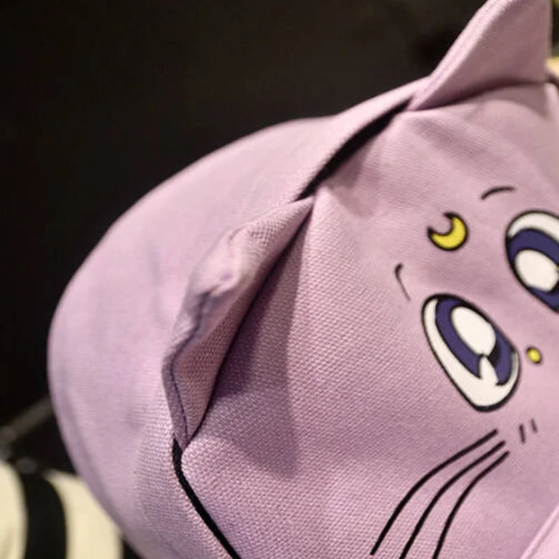 Дизайнерский японский Рюкзак Kawaii Cat рюкзаки с ушами Сейлор Мун модная школьная