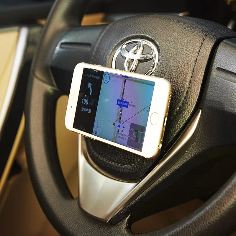 Металлический Универсальный Автомобильный держатель для мобильного телефона