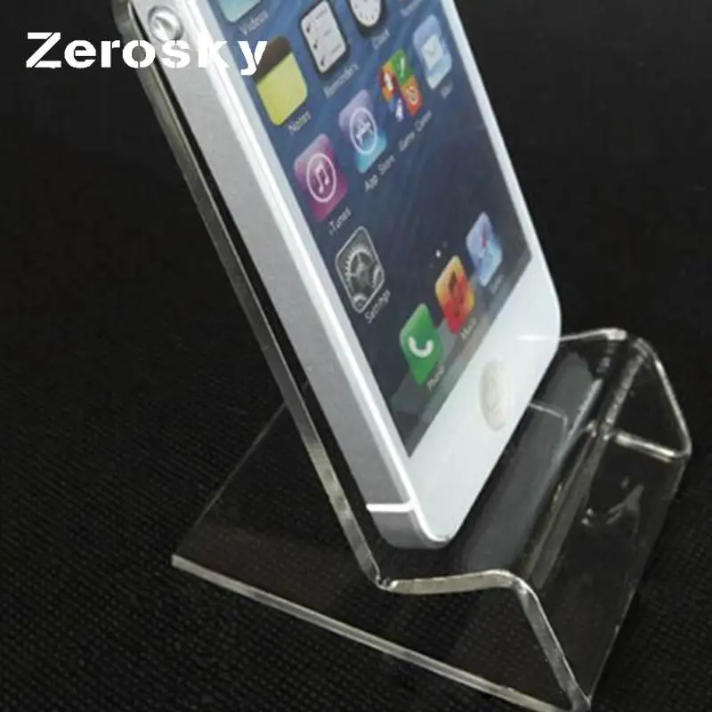 Прозрачная подставка для дисплея Zerosky акриловый держатель планшетов и телефонов