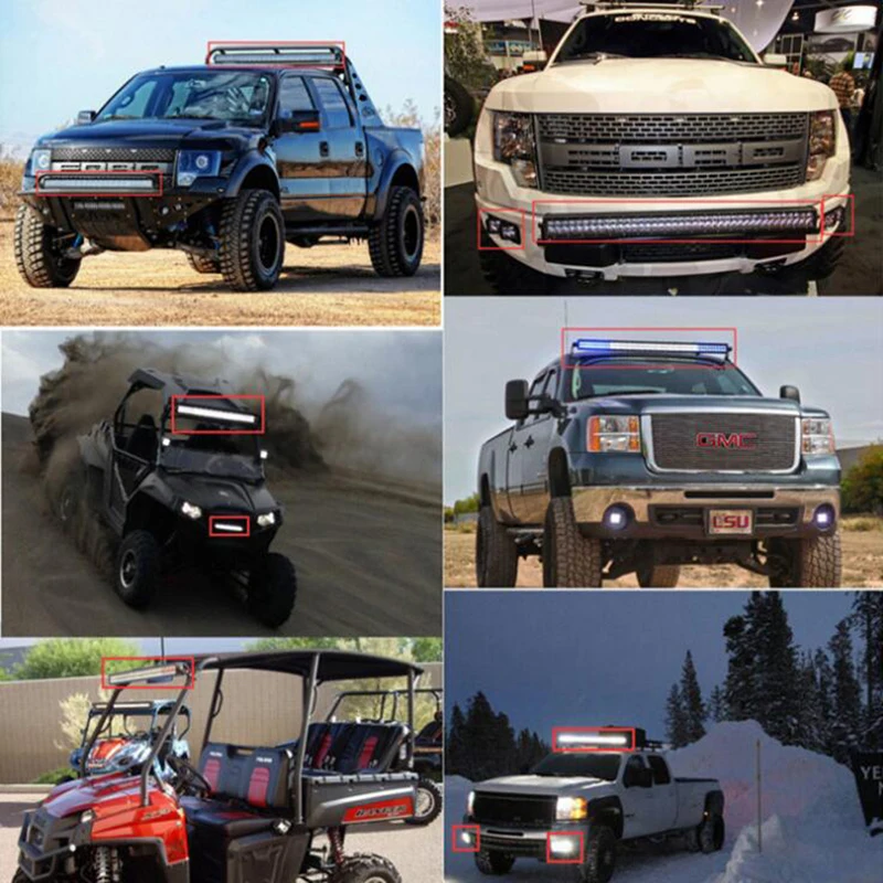 2 шт. 5 0 дюймов светодиодный бар рабочий светильник вождения Offroad Лодка автомобиль