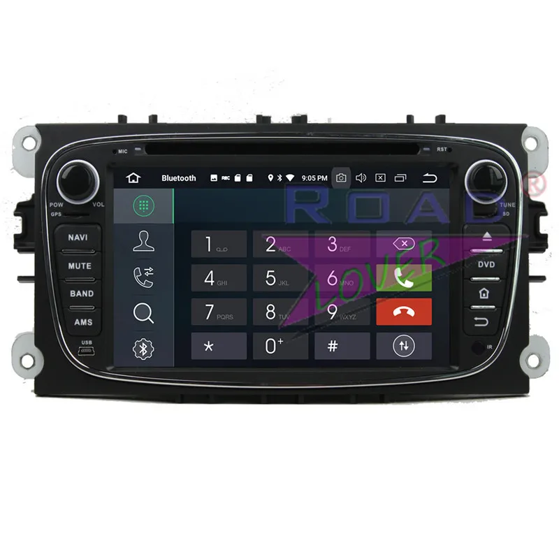 Автомобильный DVD плеер Roadlover Android 9 0 для Ford Mondeo 2007 2010 S max 2008 Tourneo Connect Transit Stereo GPS