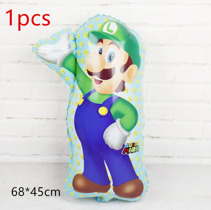 Balloons 1pcs 1 шт мальчики сувениры День рождения тема "Супер Марио" декоративная пластиковая скатерть-карта вечеринка для малышей вечерние товары для праздников - Цвет: Balloons 1pcs