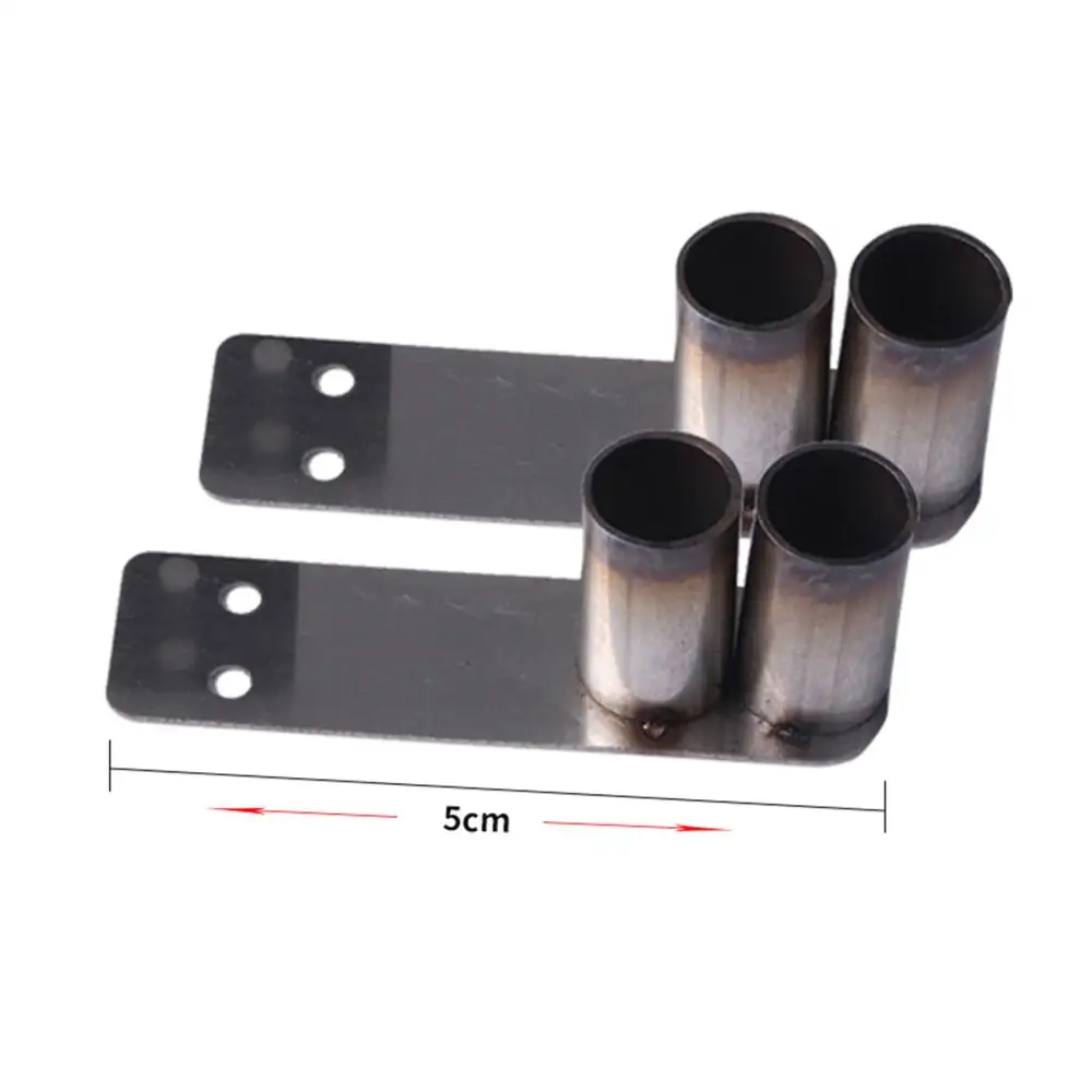 RC Двусторонняя одинарная/двойная металлическая имитационная выхлопная труба