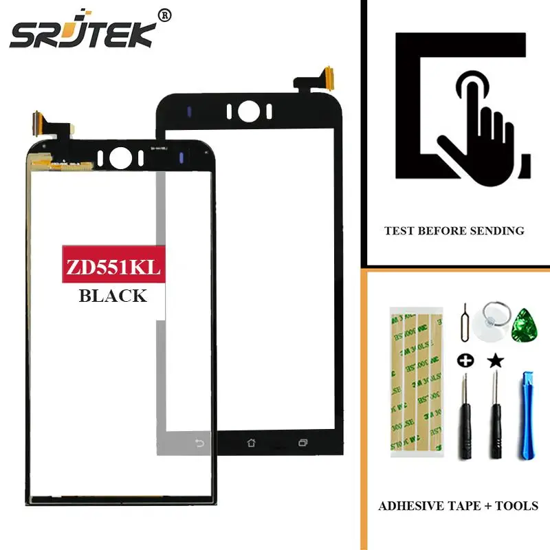 Srjtek для Asus Zenfone Selfie ZD551KL Z00UD сенсорный экран дигитайзер передняя стеклянная панель