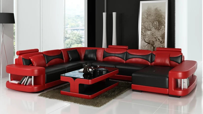 Мебель для гостиной кожаный диван наборы с журнальным столиком|leather sofa set|sofa