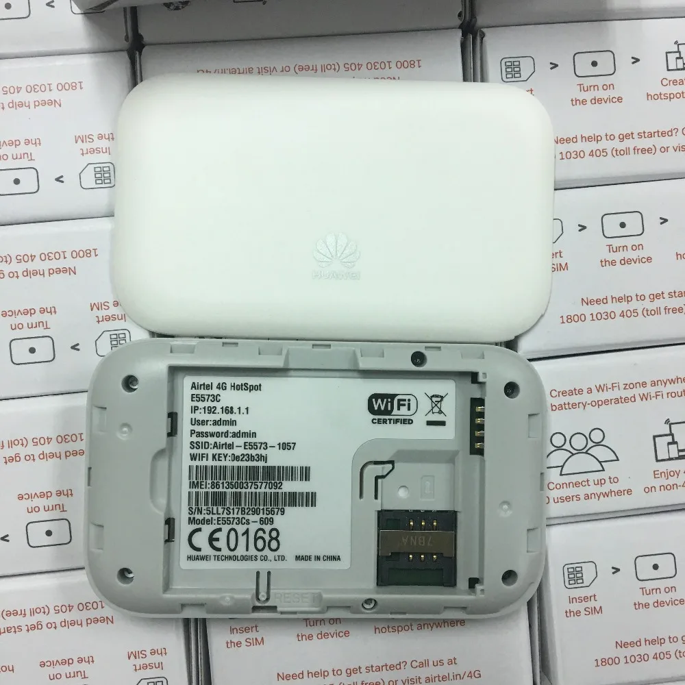 Оригинальный разблокированный Huawei E5573 E5573Cs 609 LTE FDD 150 Мбит/с 4G Карманный Wi Fi роутер
