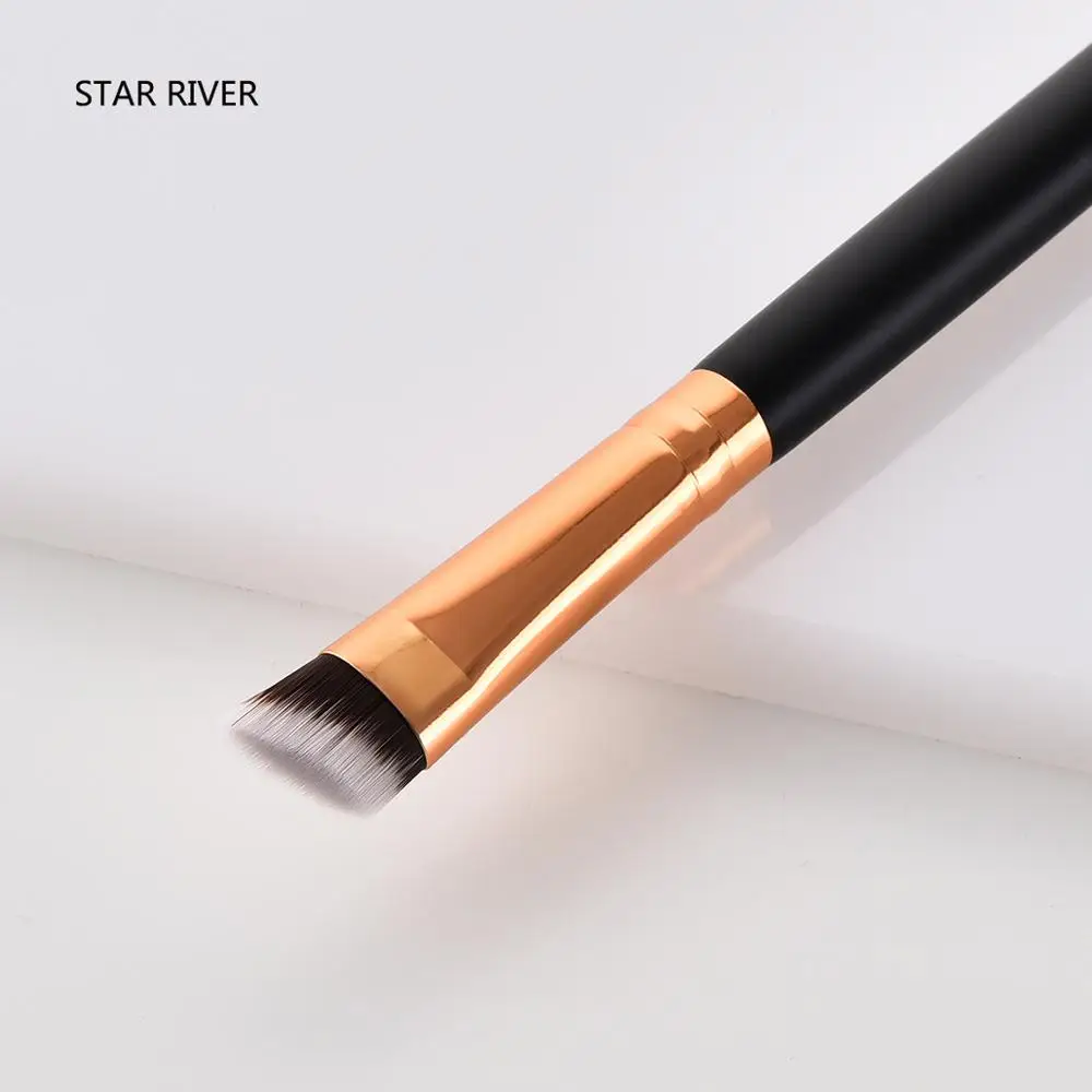 1 шт. Маленькая плоская кисть для бровей|Аппликатор теней век| |