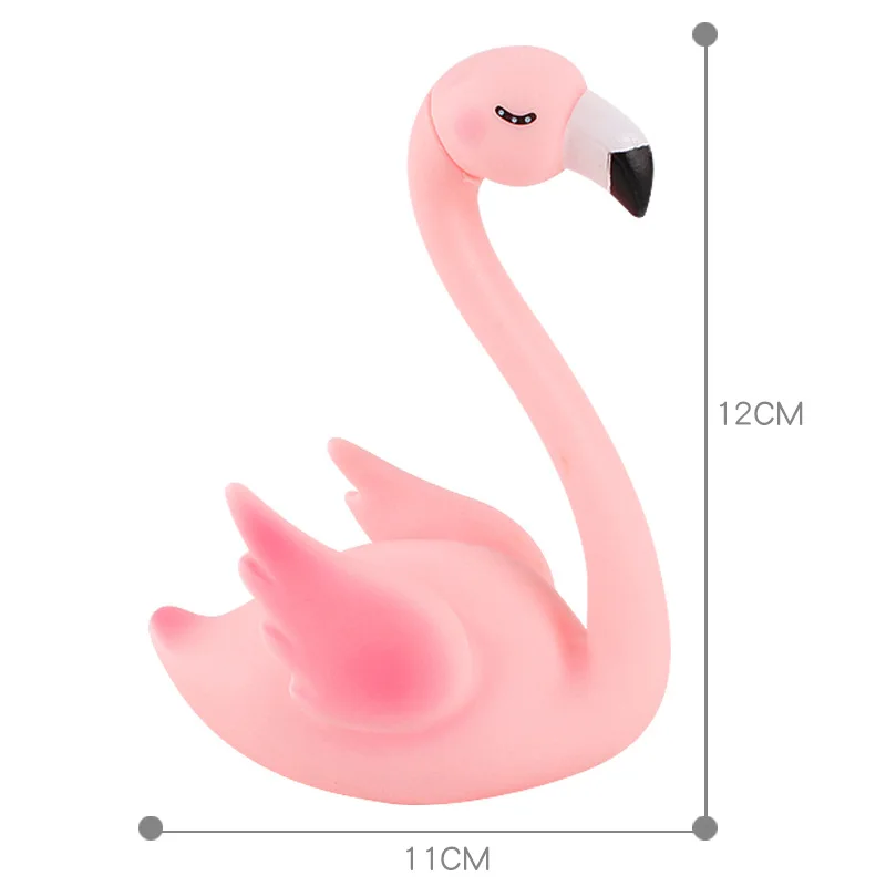 Топпер для торта в виде розового Фламинго с 3D сидением вечеринки честь Дня