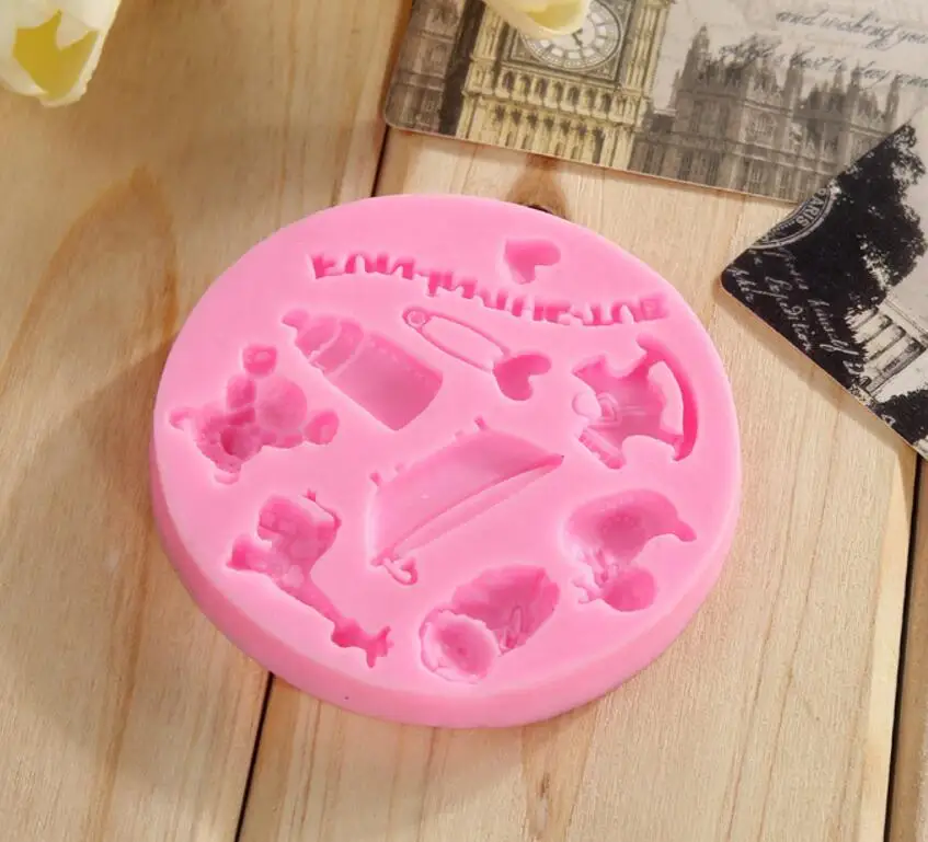 

Sale Fondant Cake Decorating Tools Animal Small Horse Brooch Green Liquid Food-grade Bakeware Fondant Cake Mold Decoration