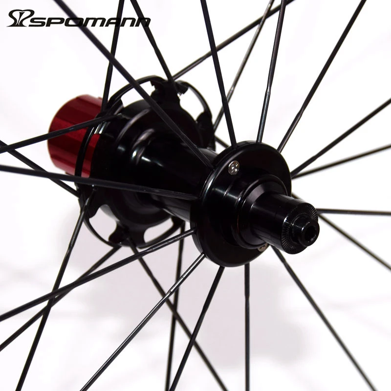 Велосипедные колеса SPOMANN из углеродного волокна 700C дорожный клинчерный Колесный