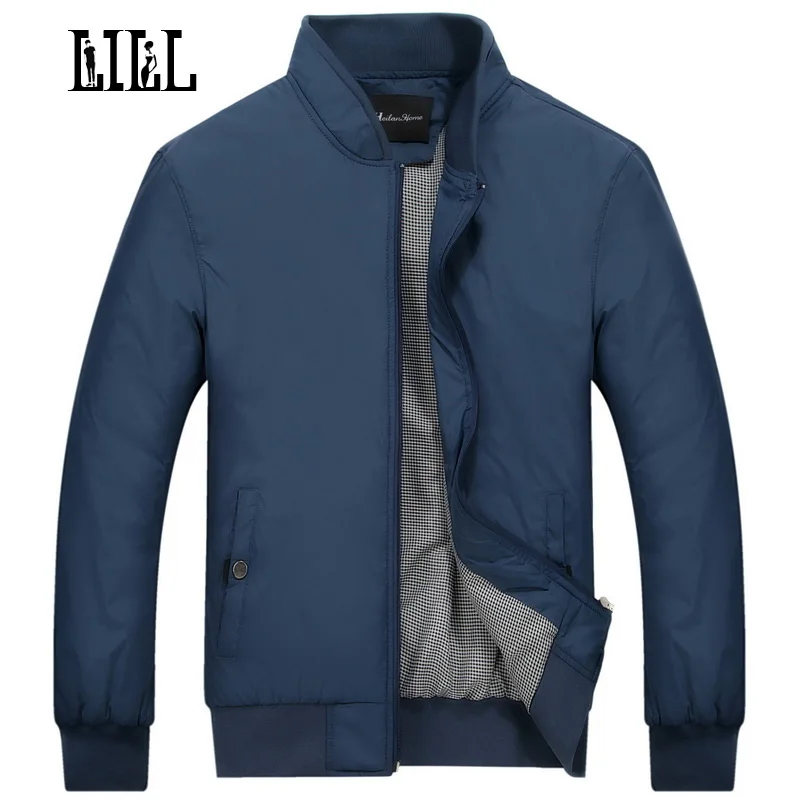 LILL | Гладкая модная повседневная мужская куртка Мужская тонкая деловая брендовая
