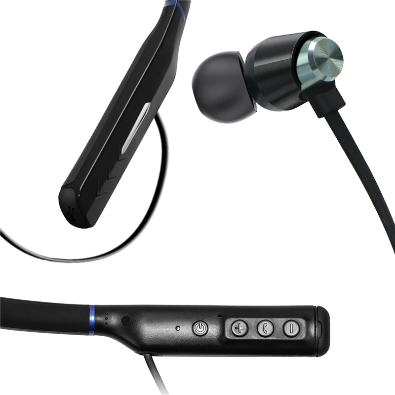 HAAYOT спортивные Bluetooth наушники стерео беспроводные магнитные бас с микрофоном