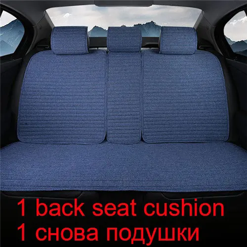 Back seat Blue 2 шт Чехол коврик для защиты автомобильного сиденья Универсальные/O SHI автомобильные чехлы для сидений подходят Kia и т. д. Большинство автомобильных интерьеров, грузовиков, внедорожников или фургонов - Название цвета: Back seat Blue